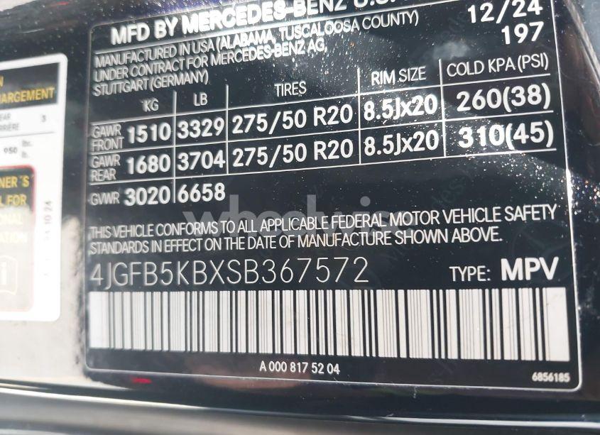 Photo 9 of 2025 Mercedes-benz Gle 450 4MATIC (VIN 4JGFB5KBXSB367572)