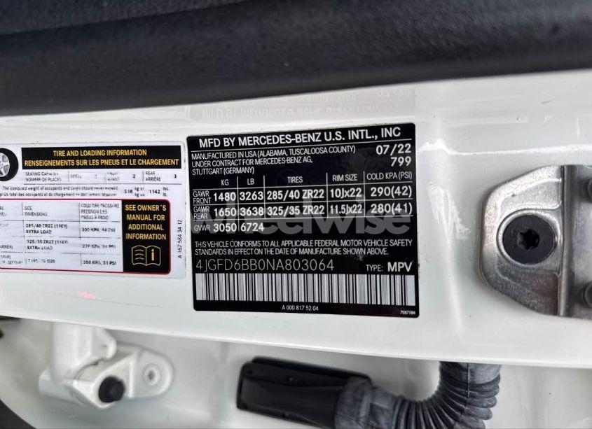 Photo 9 of 2022 Mercedes-benz Gle COUPE AMG 53 4MATIC (VIN 4JGFD6BB0NA803064)