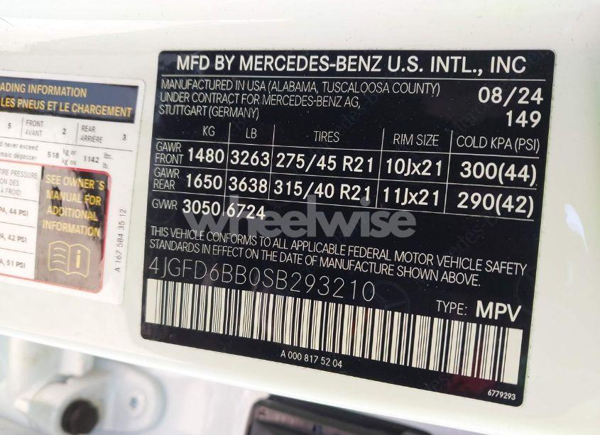 Photo 9 of 2025 Mercedes-benz Amg GLE 53 COUPE 4MATIC+ (VIN 4JGFD6BB0SB293210)