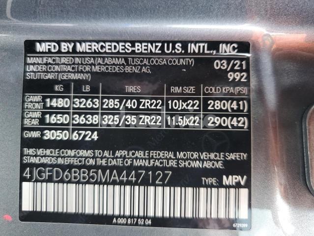 Photo 7 of 2021 MERCEDES-BENZ GLE COUPE AMG 53 4MATIC (VIN 4JGFD6BB5MA447127)