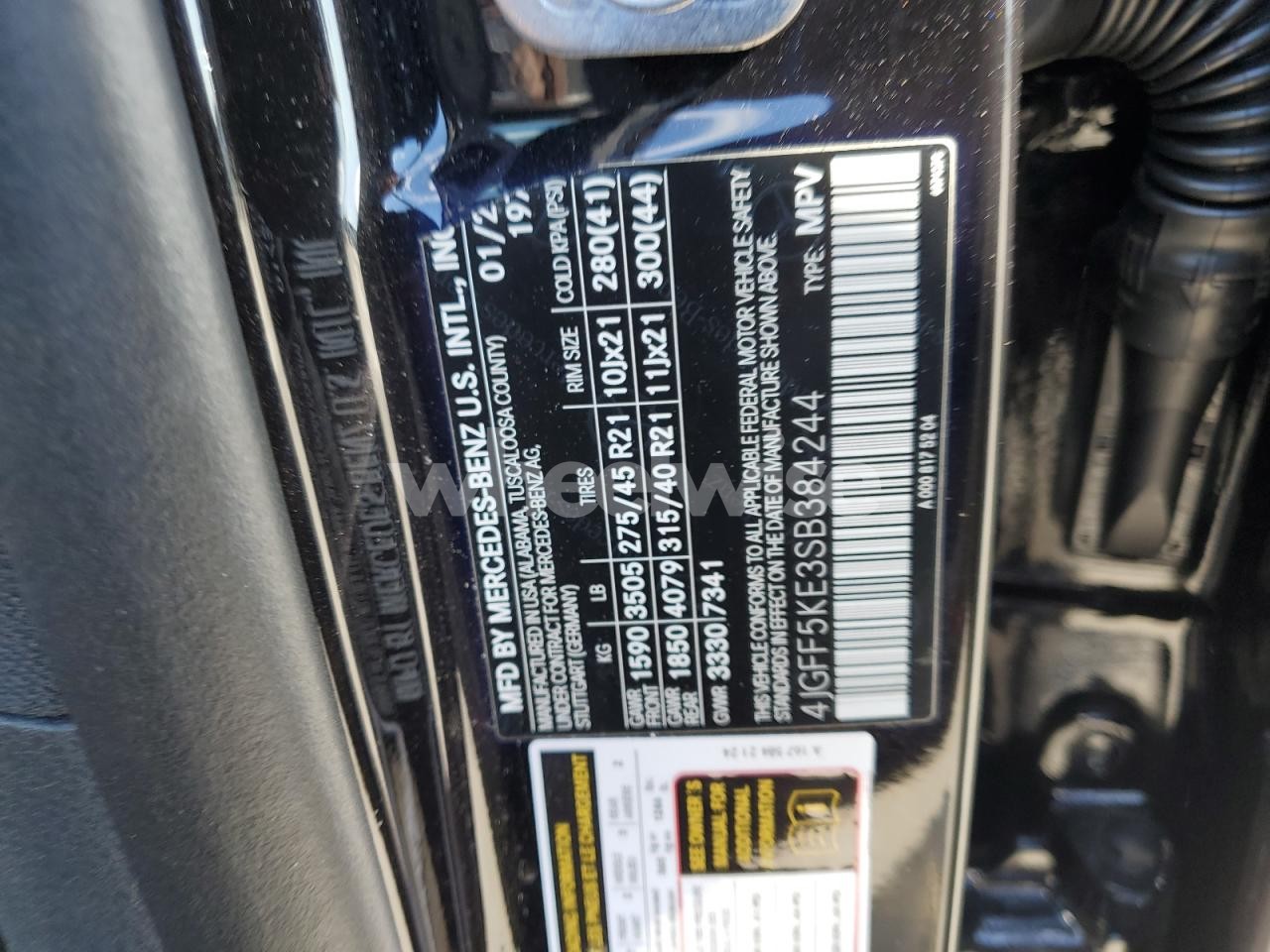 Photo 14 of 2025 MERCEDES-BENZ GLS 450 4MATIC (VIN 4JGFF5KE3SB384244)