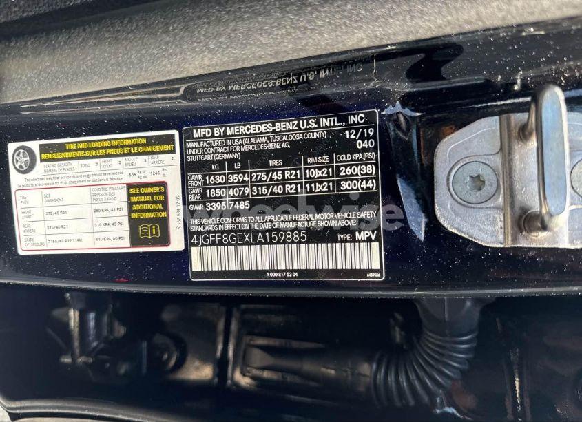 Photo 9 of 2020 Mercedes-benz Gls 580 4MATIC (VIN 4JGFF8GEXLA159885)