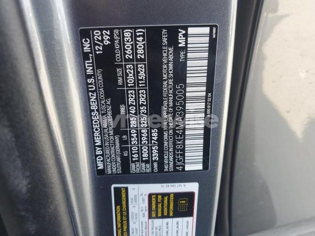 Photo 7 of 2021 MERCEDES-BENZ GLS 63 AMG 4MATIC (VIN 4JGFF8KE4MA395005)