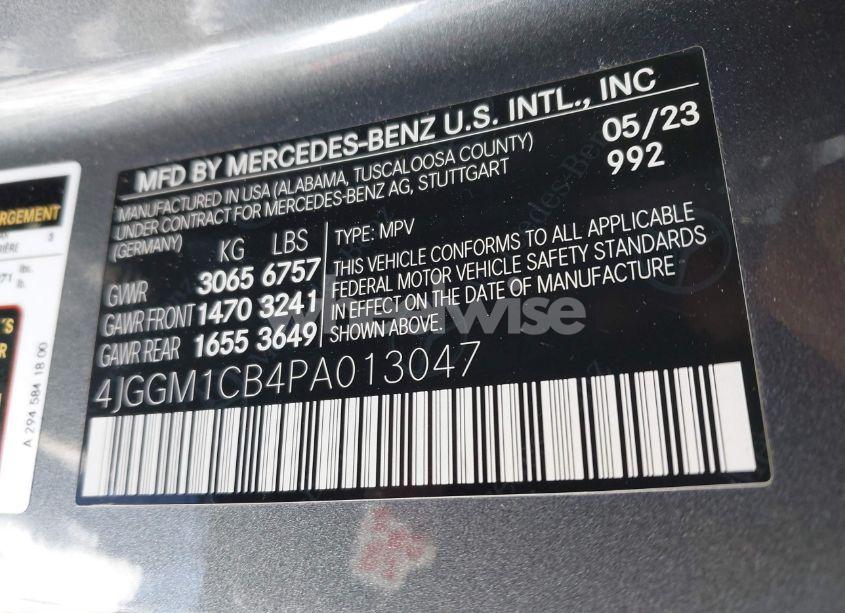 Photo 8 of 2023 Mercedes-benz Eqe 350 SUV 4MATIC (VIN 4JGGM1CB4PA013047)