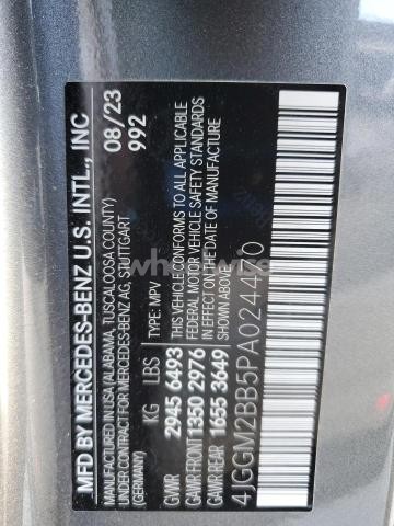 Photo 8 of 2023 MERCEDES-BENZ EQE SUV 350+ (VIN 4JGGM2BB5PA024470)
