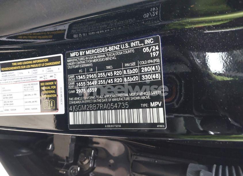 Photo 9 of 2024 Mercedes-benz Eqe 350+ SUV (VIN 4JGGM2BB7RA054735)