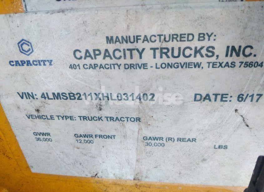 Photo 16 of 2017 Capacity Of TEXAS TJ6500T (VIN 4LMSB211XHL031402)