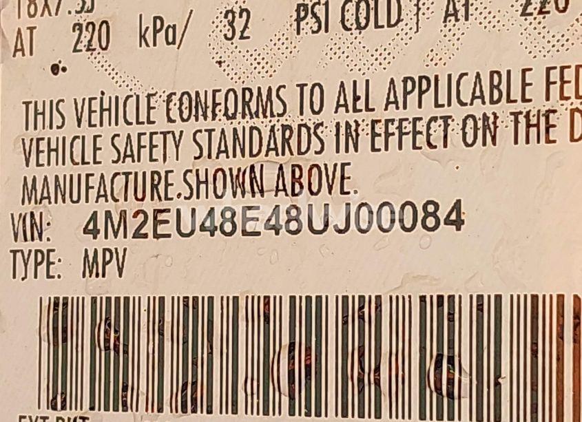 Photo 9 of 2008 Mercury Mountaineer PREMIER (VIN 4M2EU48E48UJ00084)