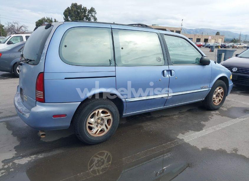 Photo 4 of 1997 Nissan Quest GXE/XE (VIN 4N2DN1117VD801599)