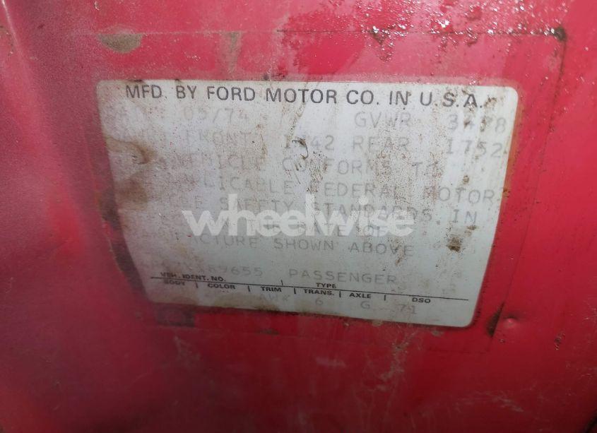 Photo 9 of 1974 Ford Mustang (VIN 4R02Y189655)