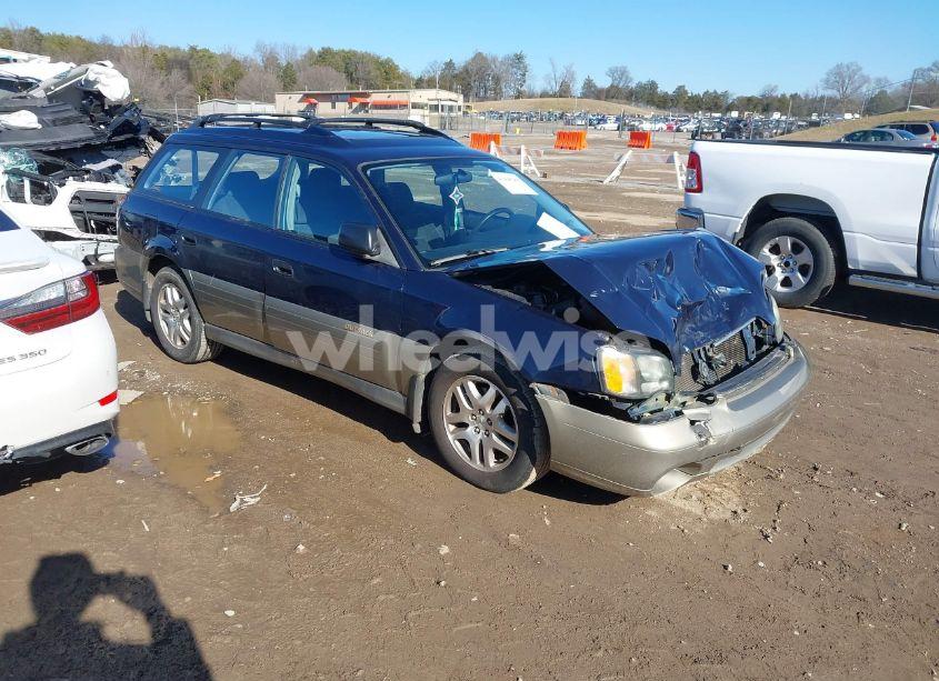 2002 Subaru Outback (VIN 4S3BH665027663540) main photo