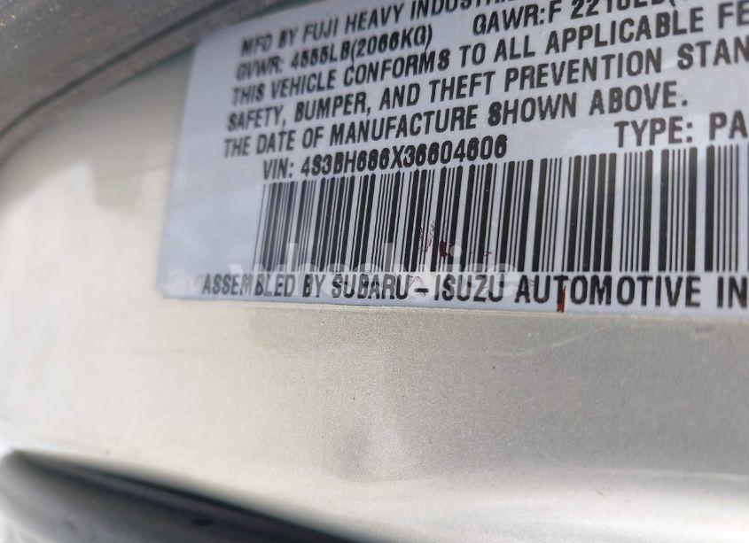 Photo 9 of 2004 Subaru Outback H6-3.0 L.L. BEAN EDITION (VIN 4S3BH806547637726)