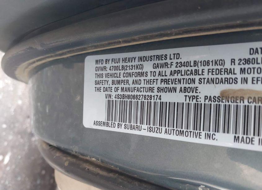 Photo 9 of 2002 Subaru Outback H6-3.0 L.L. BEAN EDITION (VIN 4S3BH806627628174)