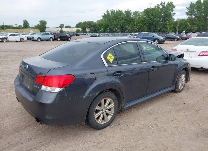Photo 4 of 2012 Subaru Legacy 2.5I PREMIUM (VIN 4S3BMAG63C1015605)