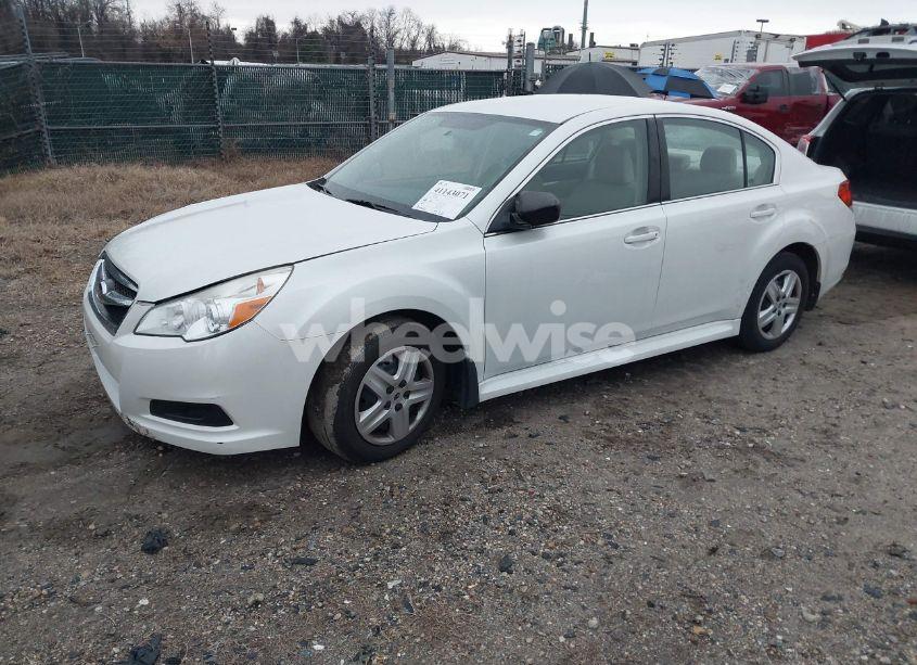 Photo 2 of 2012 Subaru Legacy 2.5I (VIN 4S3BMBA61C3032597)