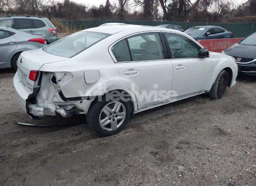 Photo 4 of 2012 Subaru Legacy 2.5I (VIN 4S3BMBA61C3032597)