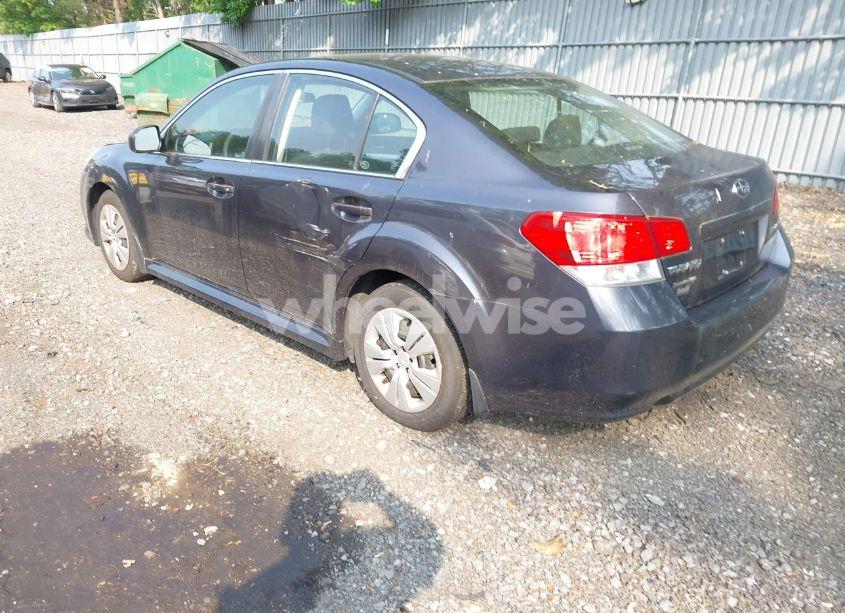 Photo 3 of 2010 Subaru Legacy 2.5I (VIN 4S3BMBA69A3221933)
