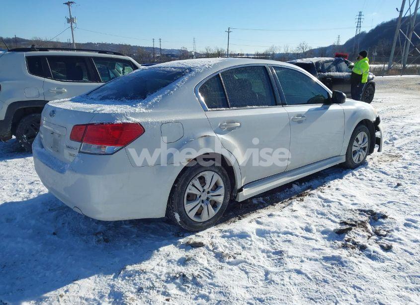 Photo 4 of 2012 Subaru Legacy 2.5I (VIN 4S3BMBA6XC3003907)