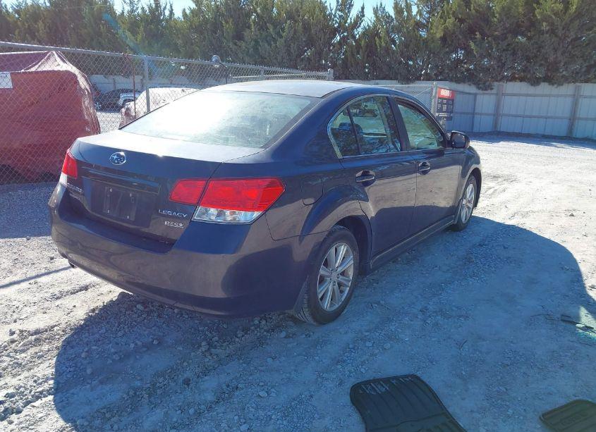 Photo 4 of 2012 Subaru Legacy 2.5I PREMIUM (VIN 4S3BMBC61C3015716)