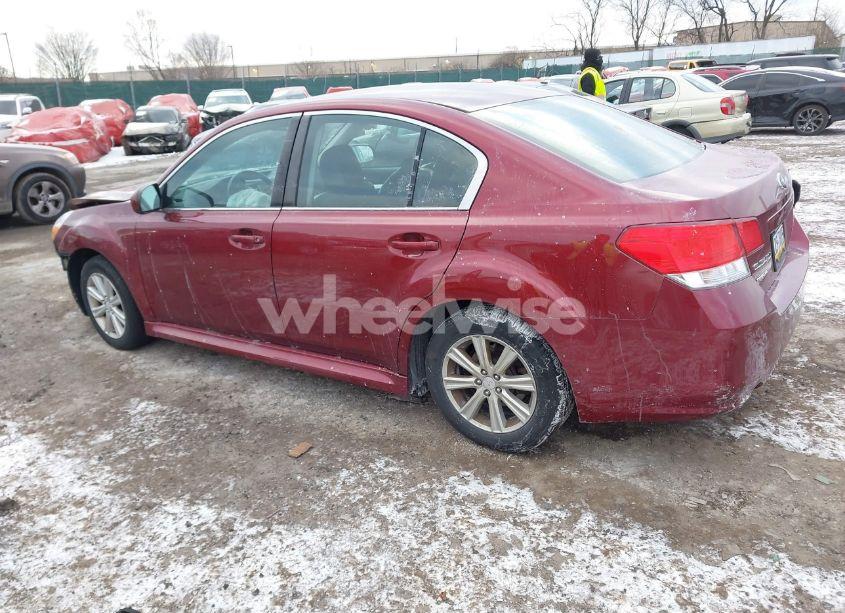 Photo 3 of 2012 Subaru Legacy 2.5I PREMIUM (VIN 4S3BMBC61C3034542)
