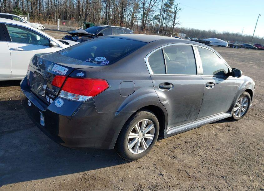Photo 4 of 2011 Subaru Legacy 2.5I PREMIUM (VIN 4S3BMBC65B3216064)