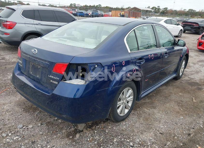 Photo 4 of 2011 Subaru Legacy 2.5I PREMIUM (VIN 4S3BMBC67B3254203)