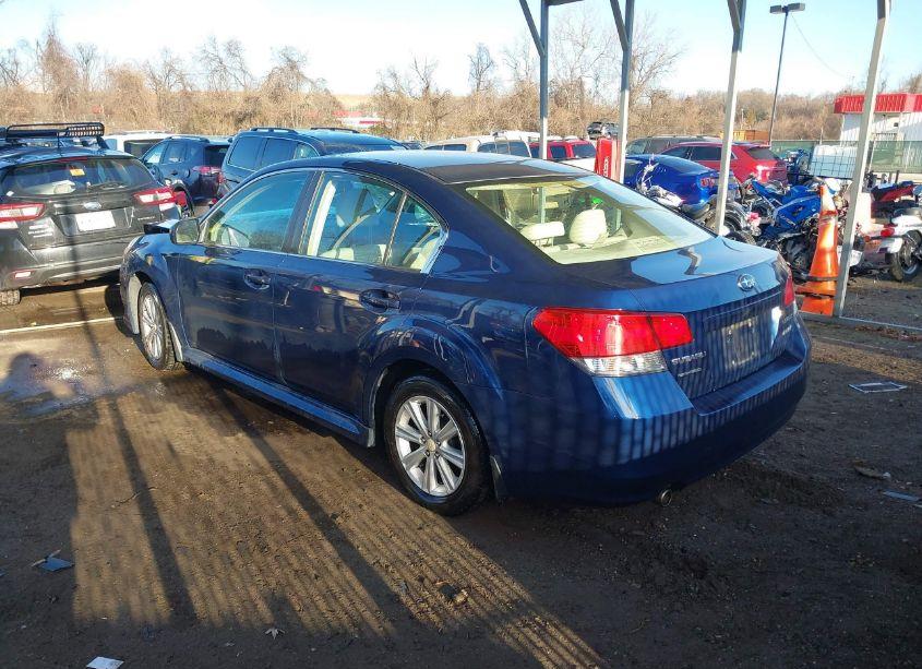 Photo 3 of 2011 Subaru Legacy 2.5I PREMIUM (VIN 4S3BMBC69B3223051)