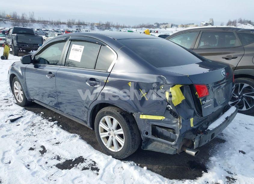 Photo 3 of 2011 Subaru Legacy 2.5I PREMIUM (VIN 4S3BMBC69B3255966)
