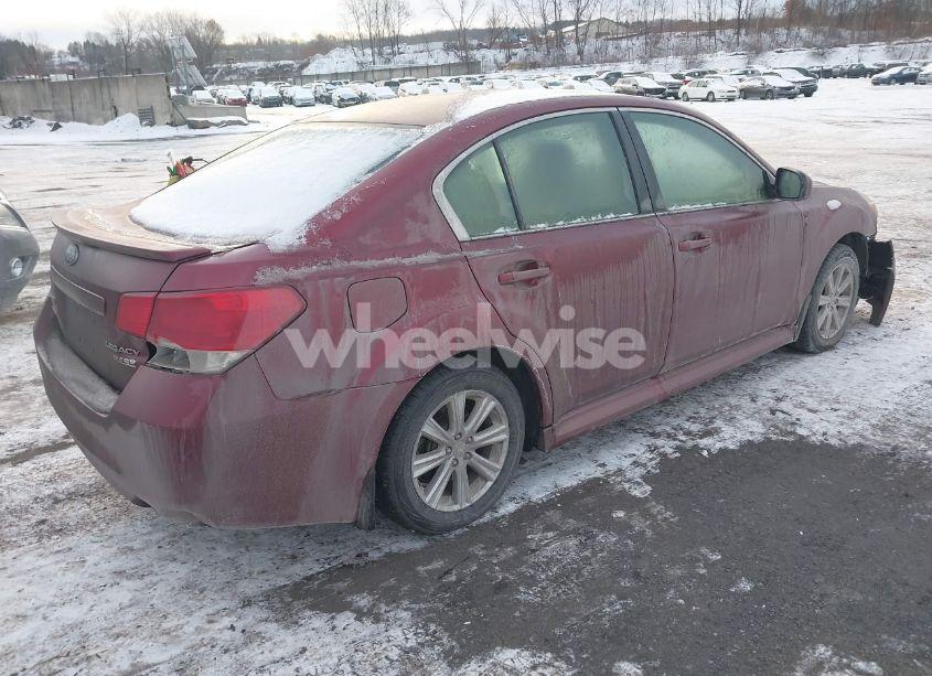 Photo 4 of 2012 Subaru Legacy 2.5I PREMIUM (VIN 4S3BMBC6XC3010482)