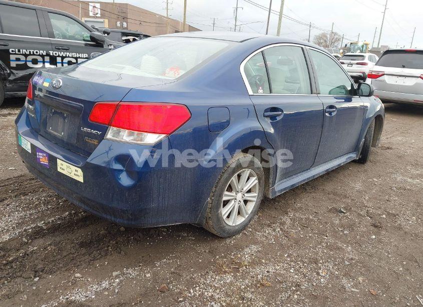 Photo 4 of 2010 Subaru Legacy 2.5I PREMIUM (VIN 4S3BMBF60A3213003)