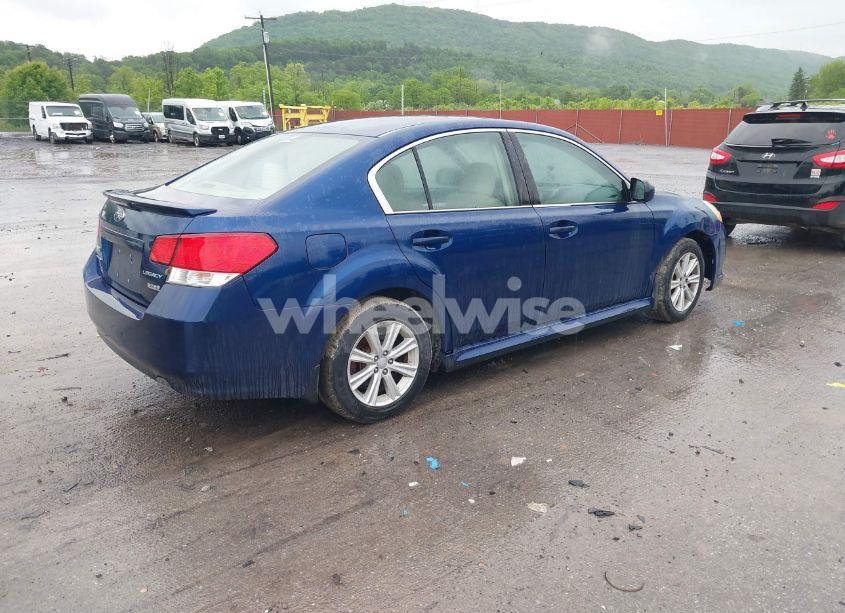 Photo 4 of 2010 Subaru Legacy 2.5I PREMIUM (VIN 4S3BMBG69A3241283)