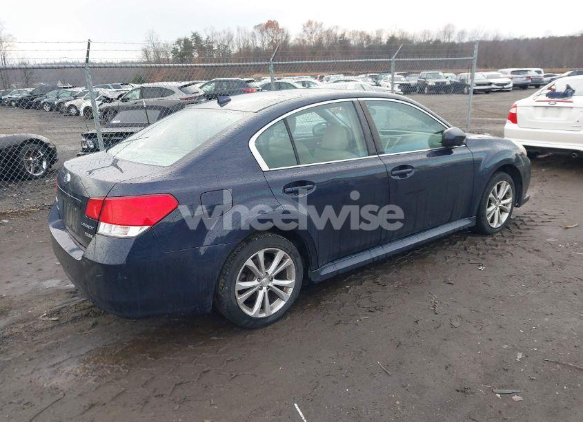 Photo 4 of 2013 Subaru Legacy 2.5I LIMITED (VIN 4S3BMBK68D3045881)