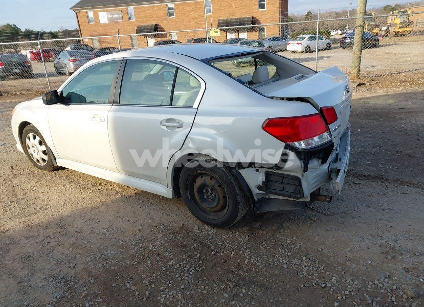Photo 3 of 2010 Subaru Legacy 2.5I (VIN 4S3BMCA60A3234950)