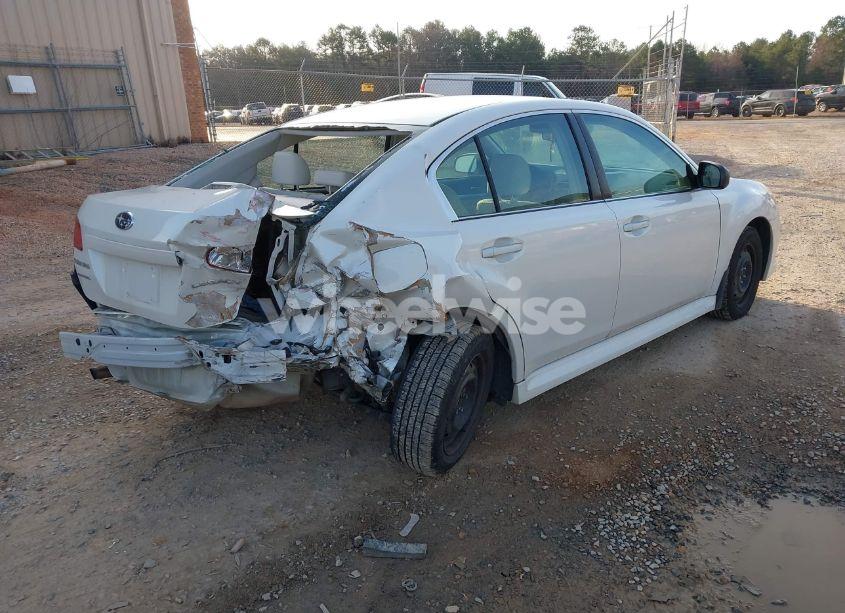 Photo 4 of 2010 Subaru Legacy 2.5I (VIN 4S3BMCA60A3234950)