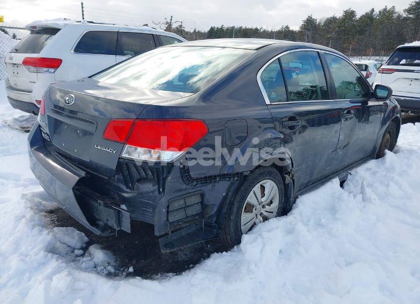 Photo 4 of 2011 Subaru Legacy 2.5I (VIN 4S3BMCA64B3213620)
