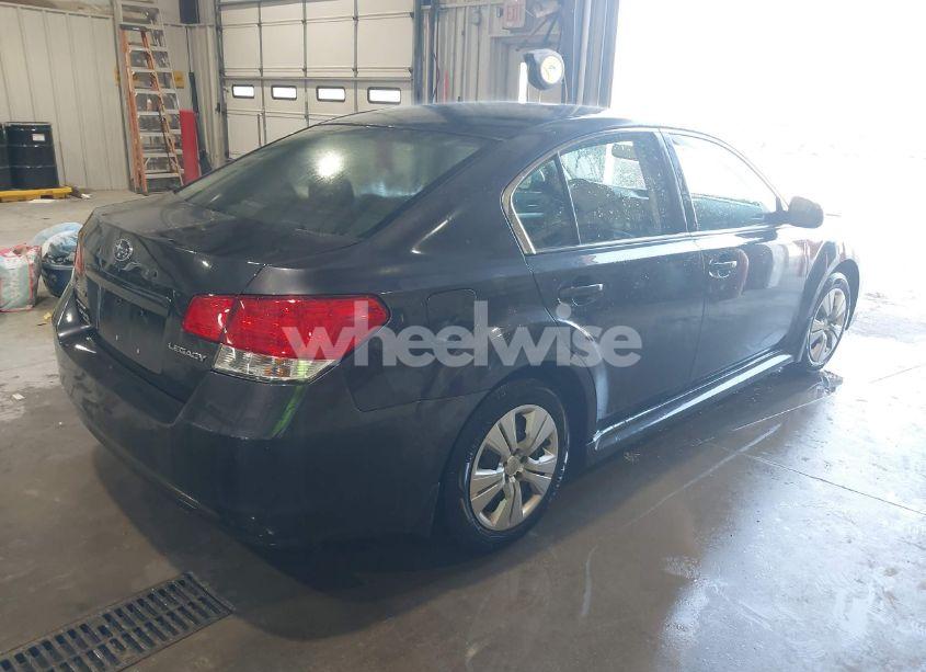 Photo 4 of 2011 Subaru Legacy 2.5I (VIN 4S3BMCA69B3217047)