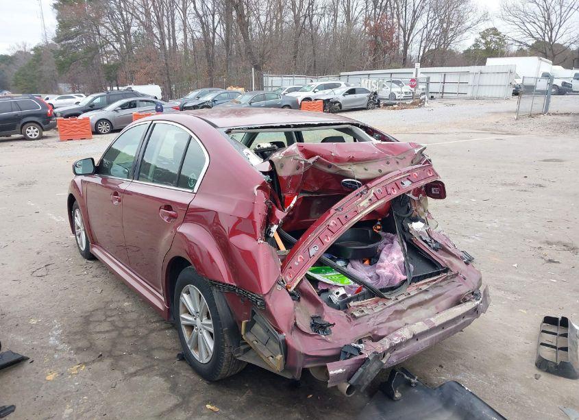 Photo 3 of 2010 Subaru Legacy 2.5I PREMIUM (VIN 4S3BMCG68A3210662)