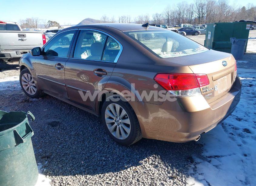 Photo 3 of 2012 Subaru Legacy 2.5I LIMITED (VIN 4S3BMCJ61C3008886)