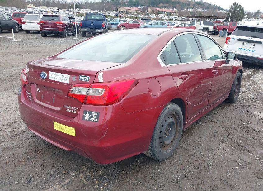 Photo 4 of 2015 Subaru Legacy 2.5I (VIN 4S3BNAA6XF3014627)