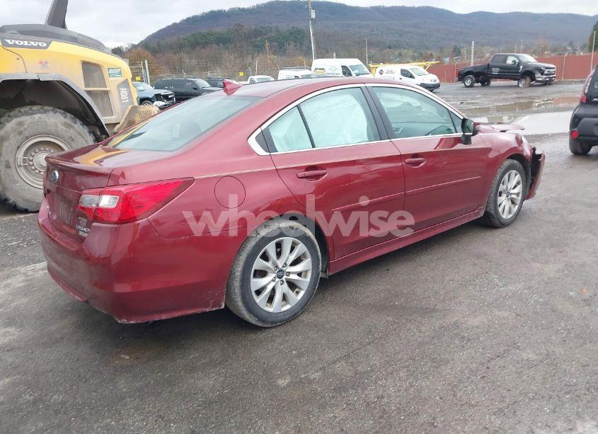 Photo 4 of 2017 Subaru Legacy 2.5I PREMIUM (VIN 4S3BNAF64H3046260)