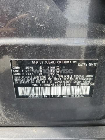 Photo 4 of 2018 SUBARU LEGACY 3.6R LIMITED (VIN 4S3BNEN60J3016106)