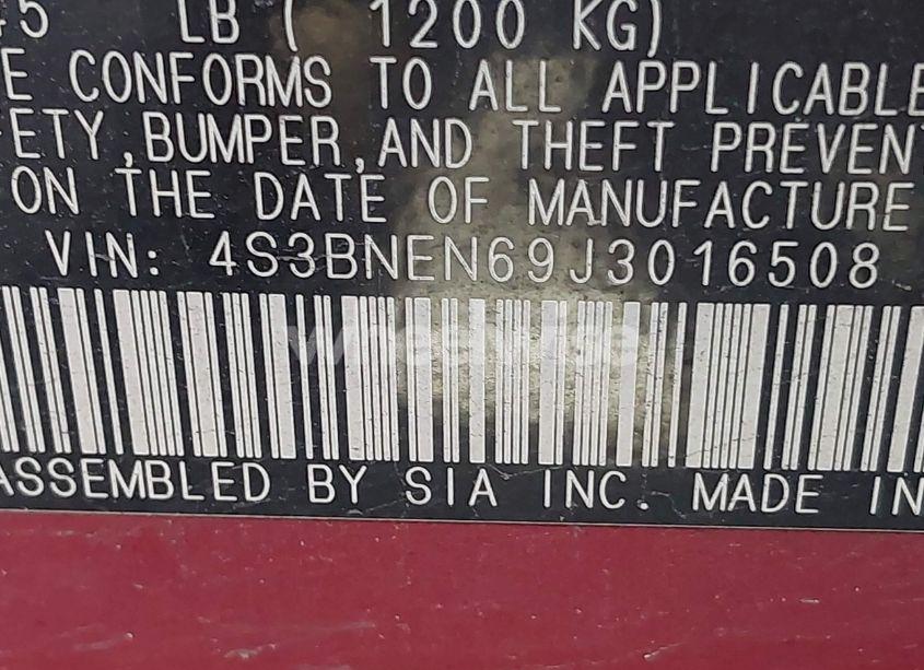 Photo 9 of 2018 Subaru Legacy 3.6R LIMITED (VIN 4S3BNEN69J3016508)