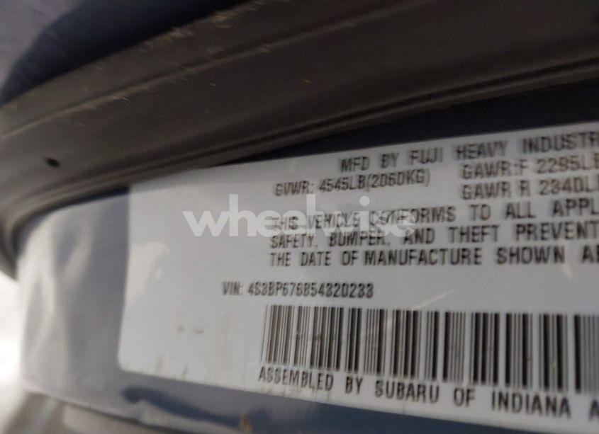 Photo 9 of 2005 Subaru Legacy 2.5GT LIMITED (VIN 4S3BP676854320233)
