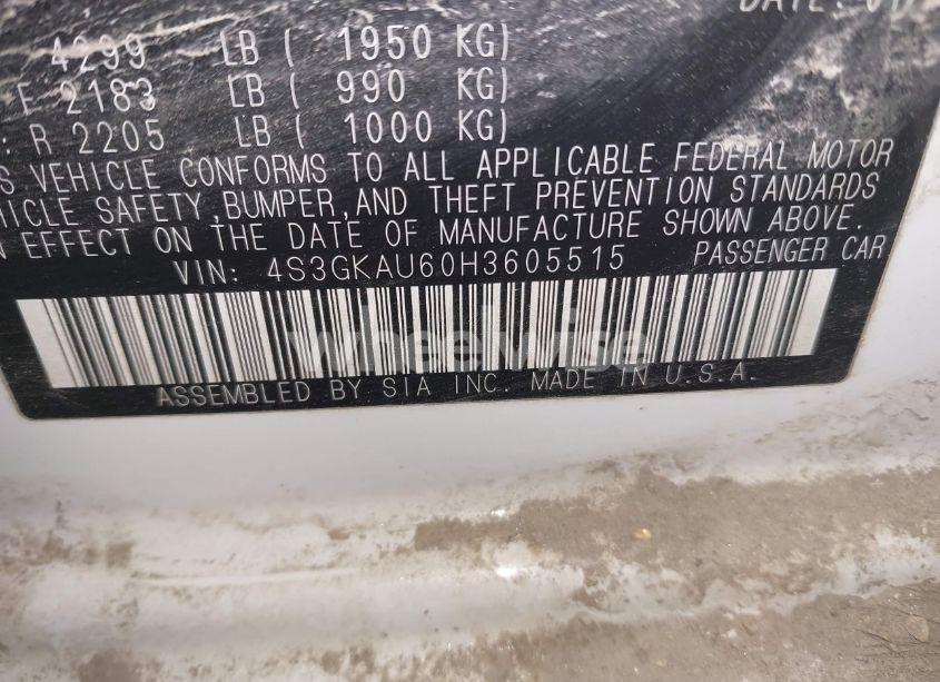 Photo 9 of 2017 Subaru Impreza 2.0I LIMITED (VIN 4S3GKAU60H3605515)