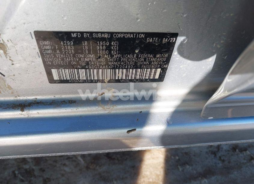Photo 9 of 2023 Subaru Impreza BASE 5-DOOR (VIN 4S3GTAA6XP1720490)