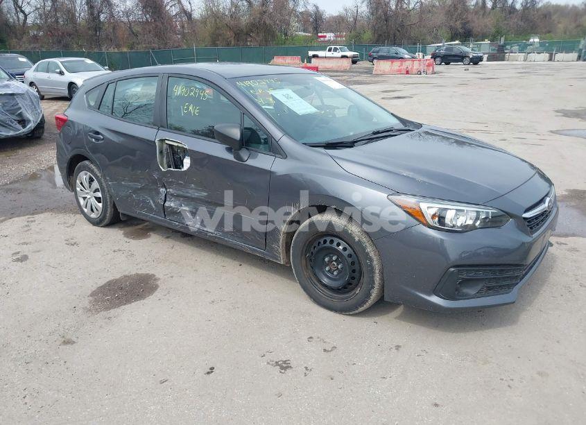 2022 Subaru Impreza BASE 5-DOOR (VIN 4S3GTAB62N3709600) main photo