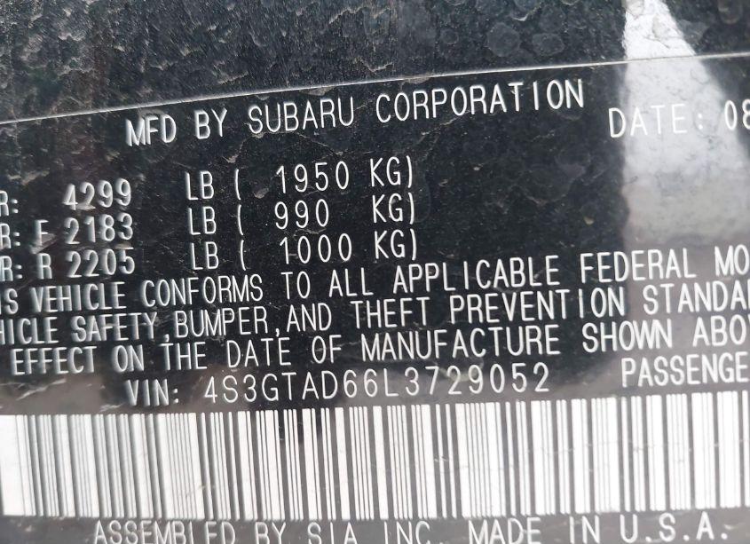 Photo 9 of 2020 Subaru Impreza PREMIUM 5-DOOR (VIN 4S3GTAD66L3729052)