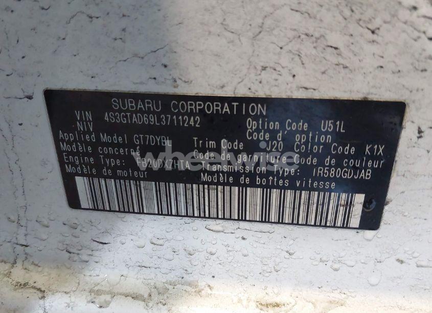 Photo 9 of 2020 Subaru Impreza PREMIUM 5-DOOR (VIN 4S3GTAD69L3711242)