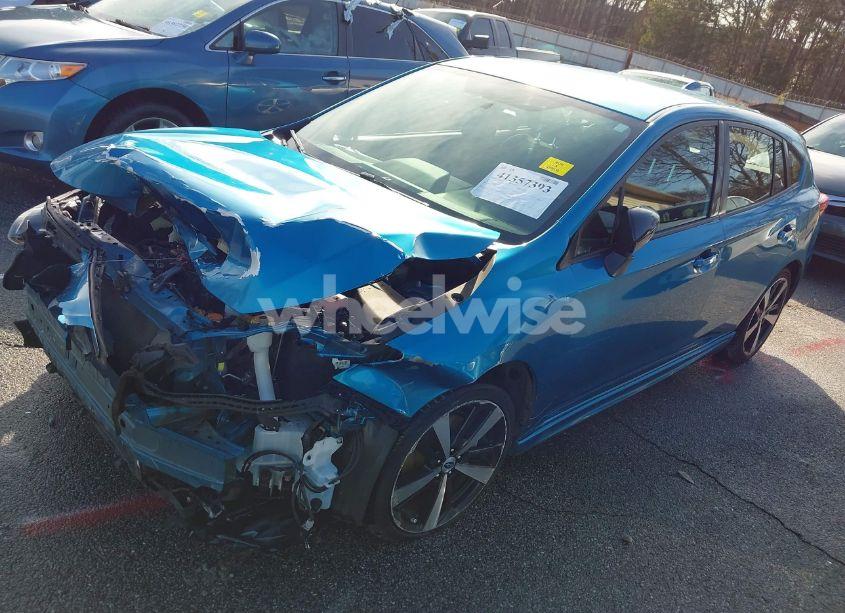 Photo 2 of 2017 Subaru Impreza 2.0I SPORT (VIN 4S3GTAK61H3733276)