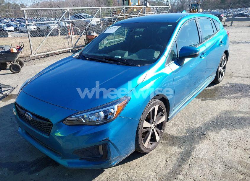 Photo 2 of 2017 Subaru Impreza 2.0I SPORT (VIN 4S3GTAK62H3702487)